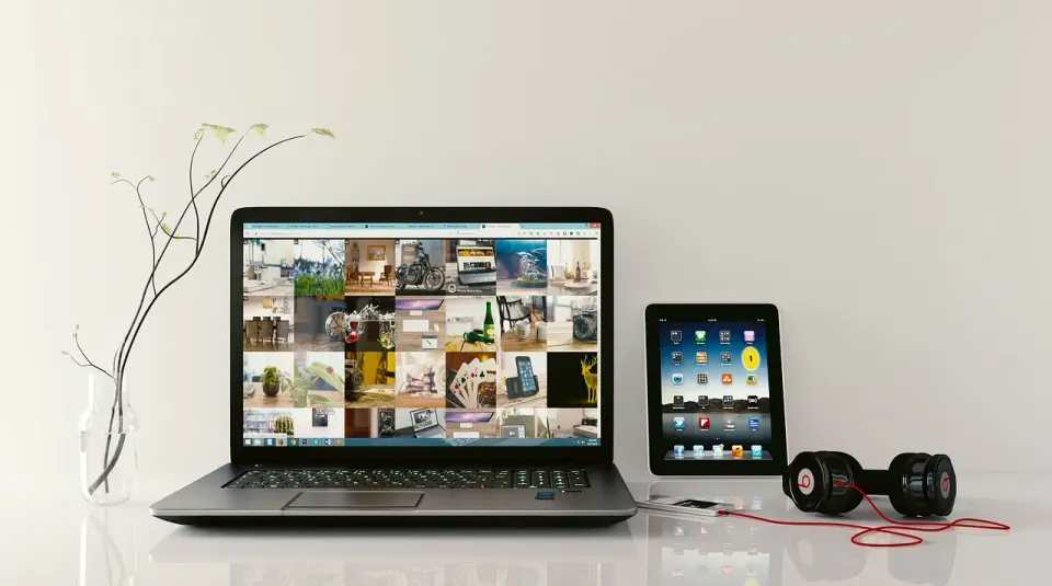 laptop, workstation, browsing, tablet