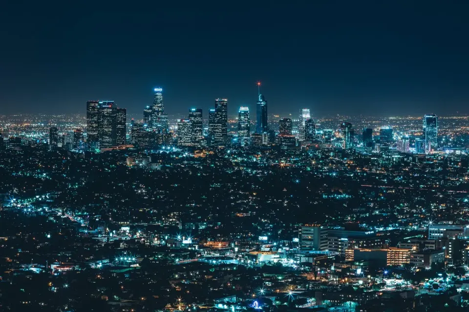 Office buildings in a city business district