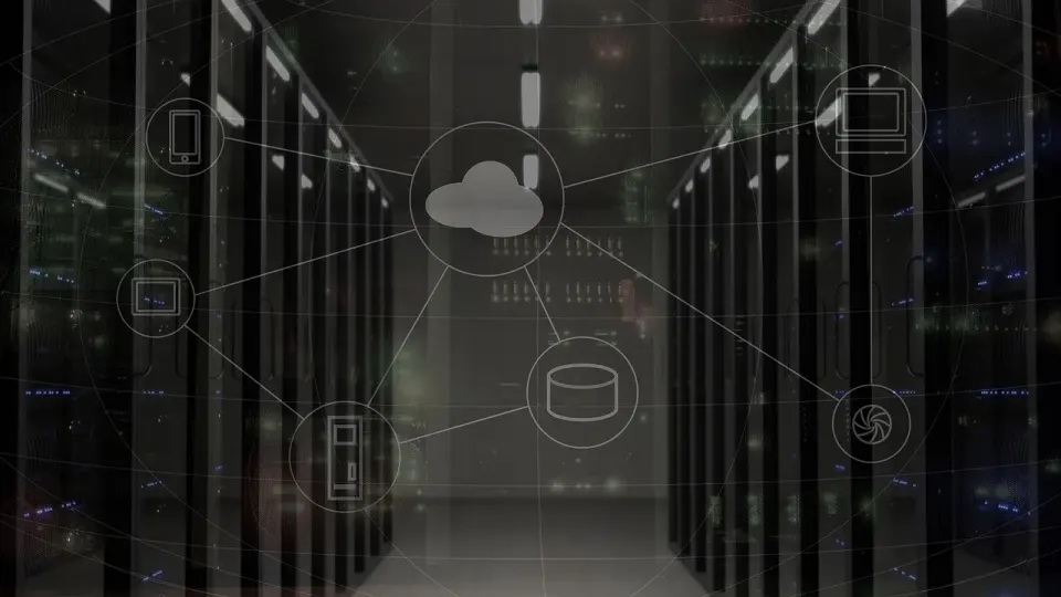 server, space, the server room, dark