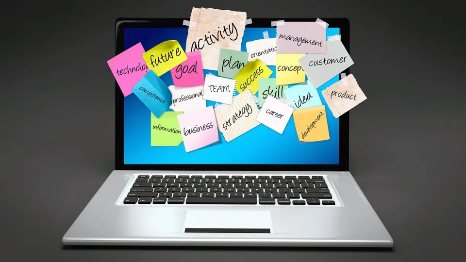 stickies, post-it, note, business